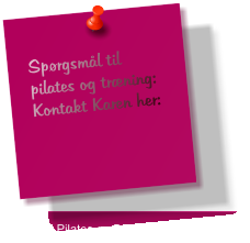 Sprgsml til pilates og trning: Kontakt Karen her: